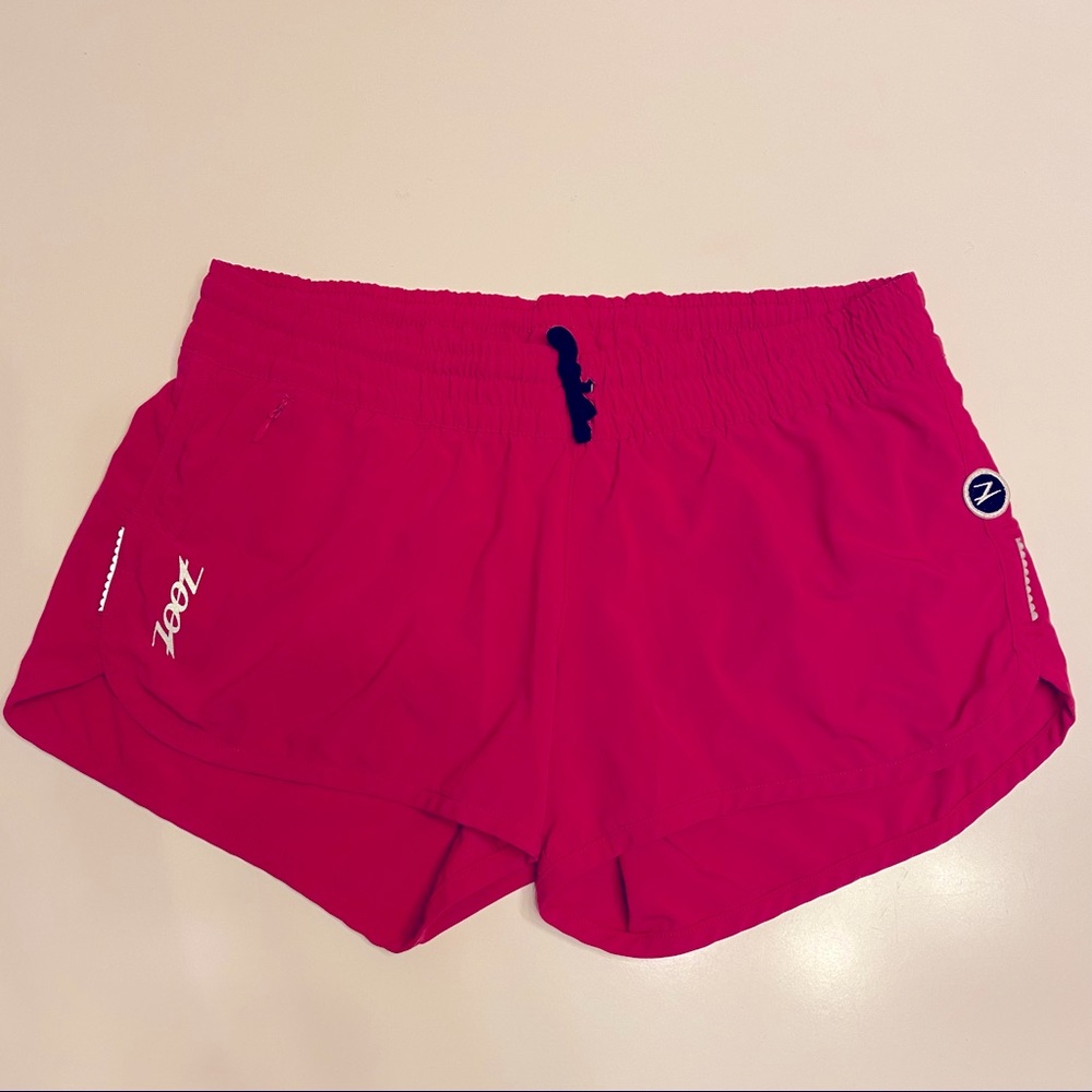 Hot pink running shorts from Zoot